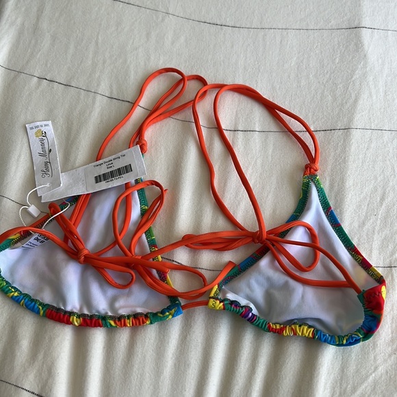 Heavy Manners Linus Triangle Double String Top - Picture 3 of 4